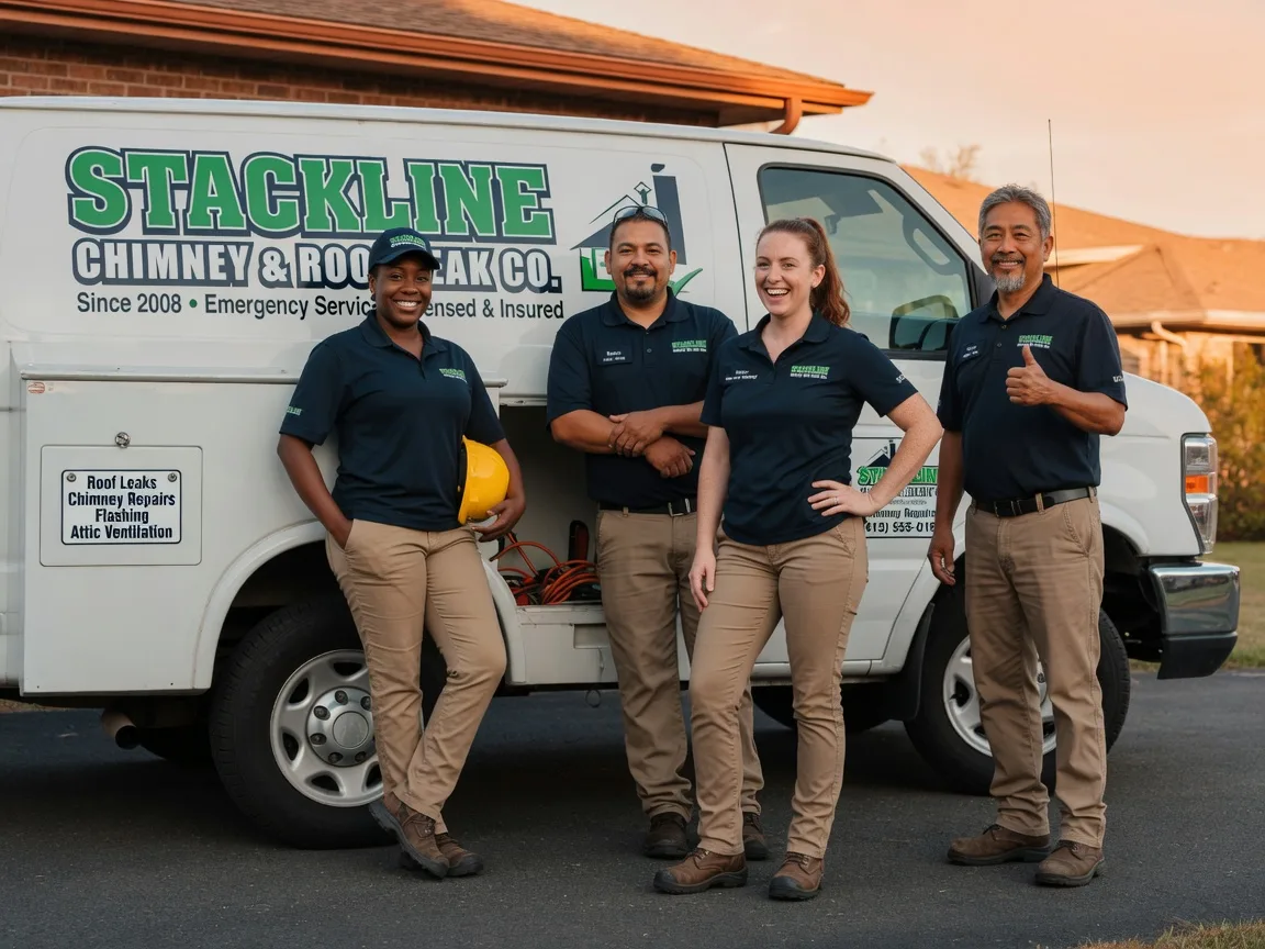 Chimney flashing repair company in Hominy, OK